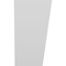Ekena Millwork 3-in. W x 6-in. D x 6-in. H Traditional Architectural Grade PVC Knee Brace BRCP03X06X06TRA - alternate 6